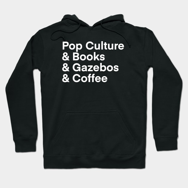 Pop Culture & Coffee 2 Hoodie by CaffeinatedWhims